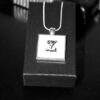 Personalised Initial silver plated pendant