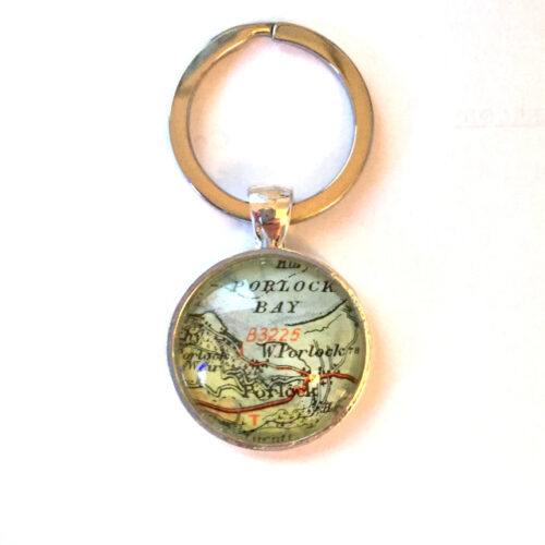 Personalised Map Keyring