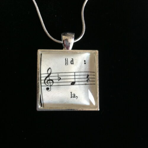 Music Sheet Pendant