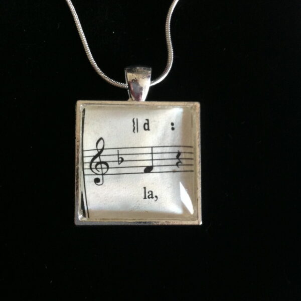 Music Sheet Pendant