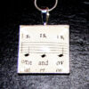 Music Sheet Pendant