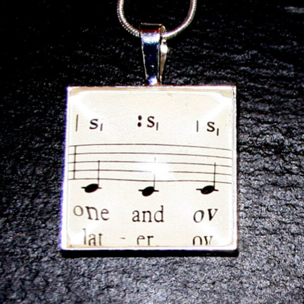Music Sheet Pendant