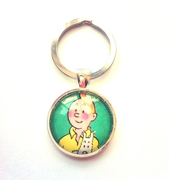 Superhero Comic Character Keyring