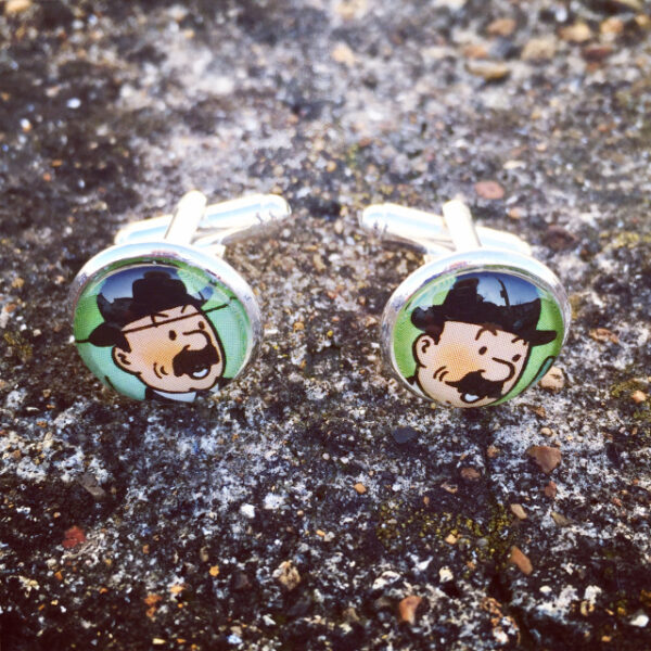 Tintin Upcycled Cufflinks