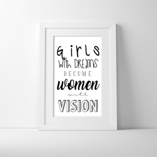 Girls with Dreams print