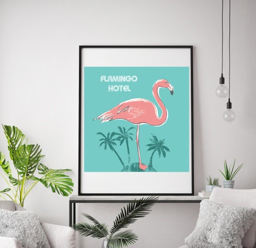 Flamingo Hotel print