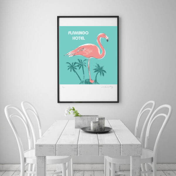 Flamingo Hotel print