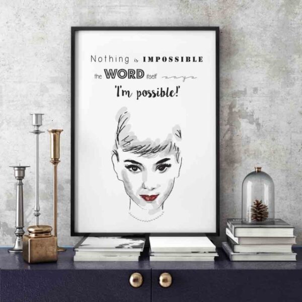 Nothing is impossible Print
