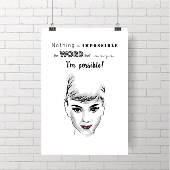 Nothing is impossible Print