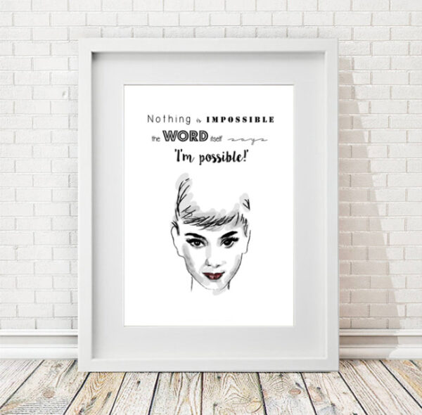 Nothing is impossible Print