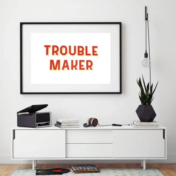 Trouble Maker Screen print